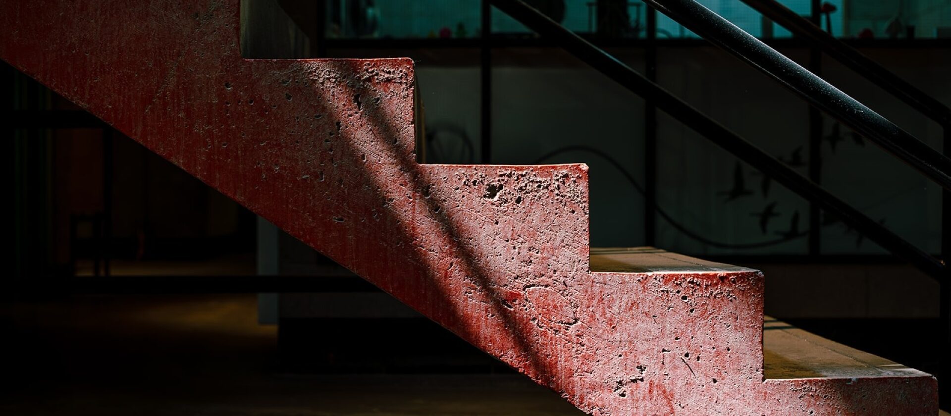 Stairwell in the architecture building at Carleton's campus