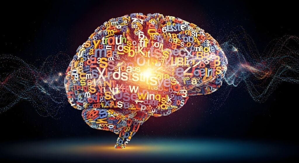 brain processing languages