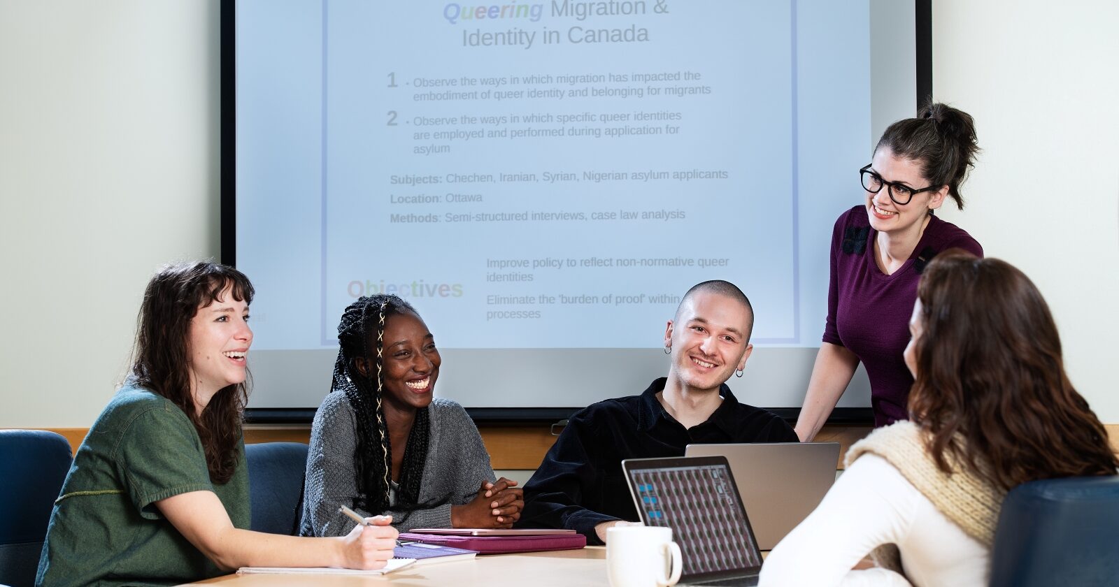 A class in action at Carleton University