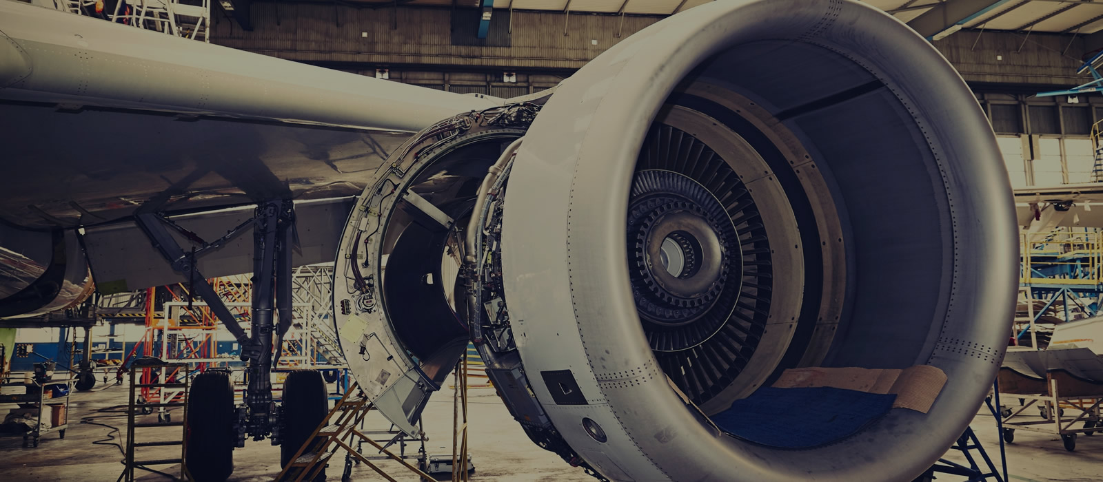 A very large jet engine - similar to those you will work on designing in our Aerospace Engineering programs