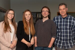 4 grad students at Arctic Circle