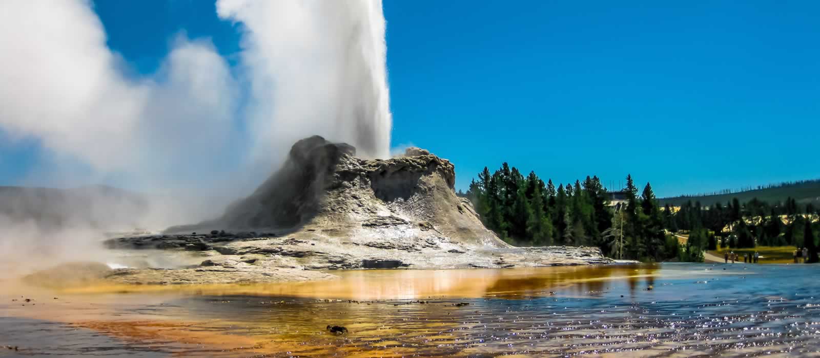 geyser erupting