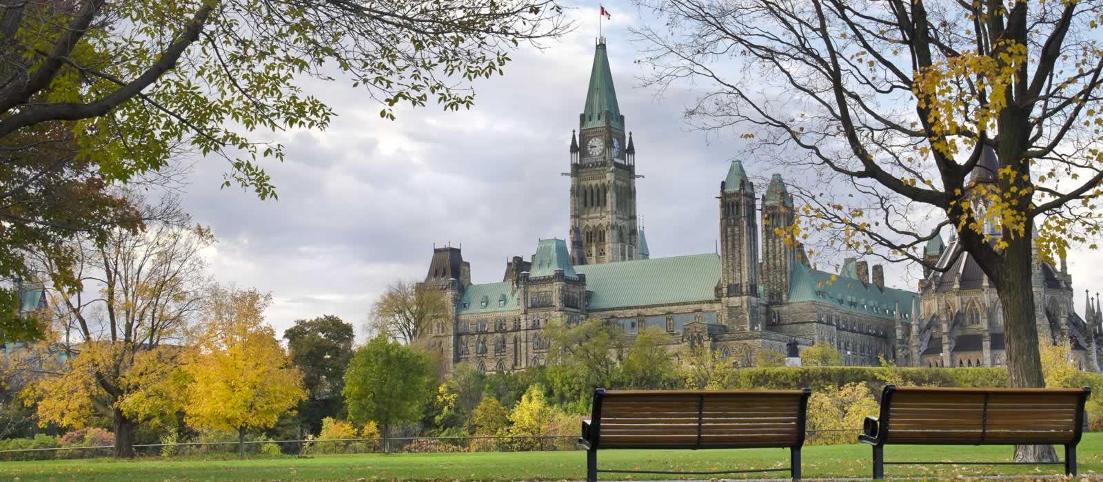 Parliament buildings in Ottawa