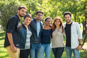 Group of students at fall Orientation