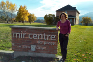 Jennie Barron at the Mir Centre