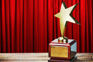 award - star-red curtain