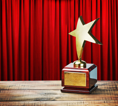 award - star-red curtain