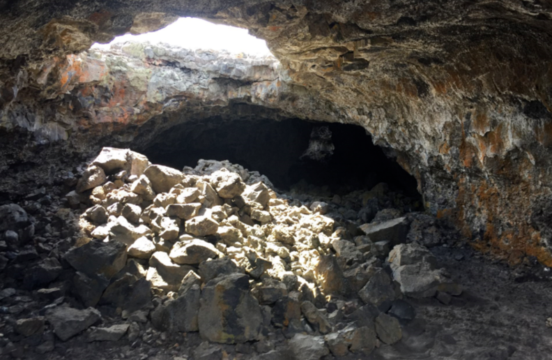 lava tube in California